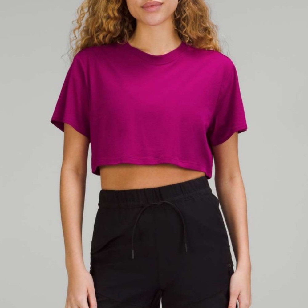 Lululemon All Yours Cropped T-Shirt